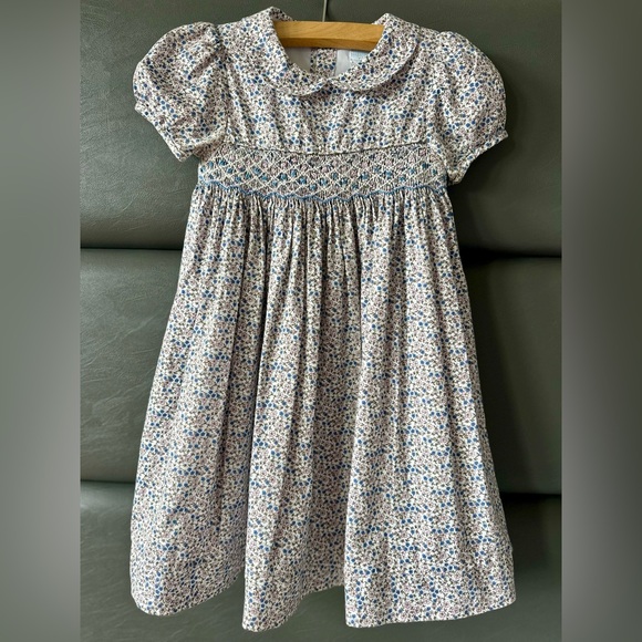 Edgehill Collection Ditzy Floral Smocked Dress - Picture 1 of 5